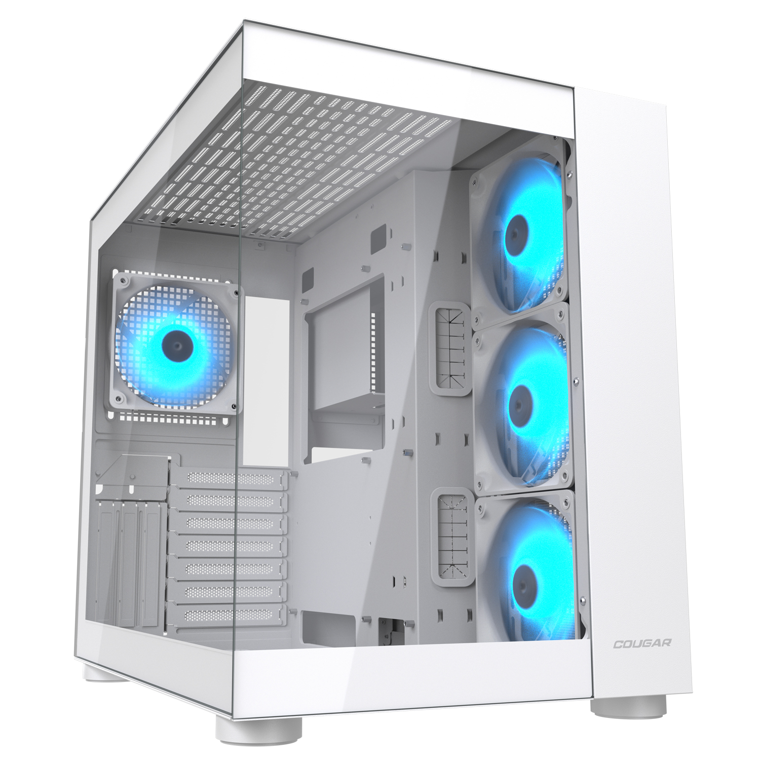 ★COUGAR PCケース ARGBファン搭載 ミドルタワーケース Amazon | COUGAR 湾曲強化ガラス仕様のパノラマデザイン ARGB